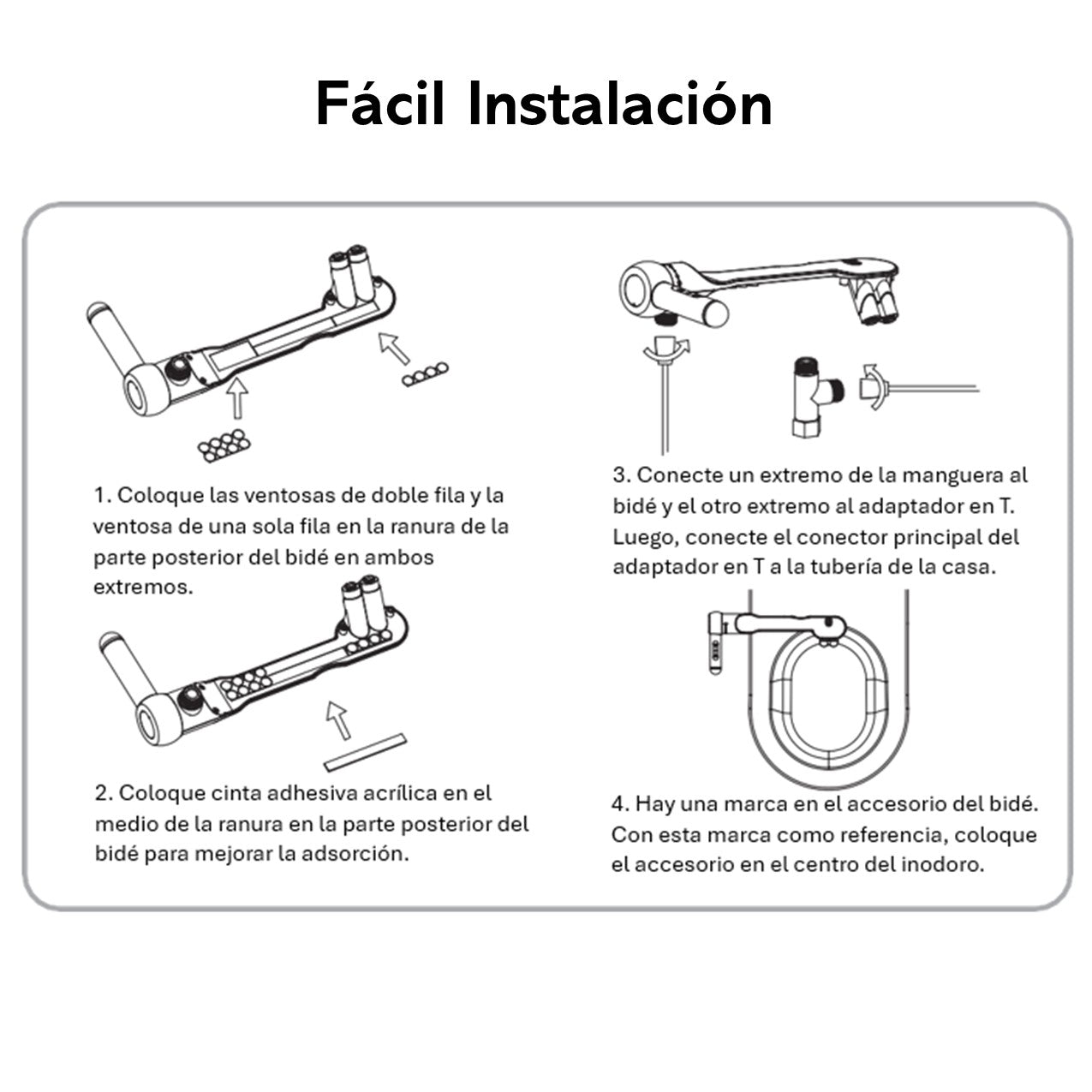 Bidet WC para Inodoro Potoclean