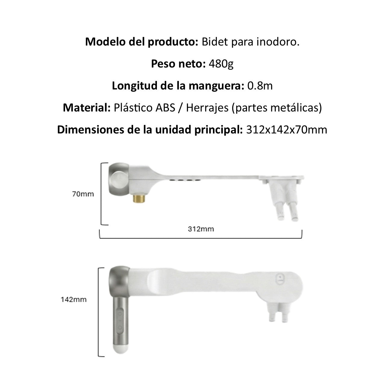Bidet WC para Inodoro Potoclean