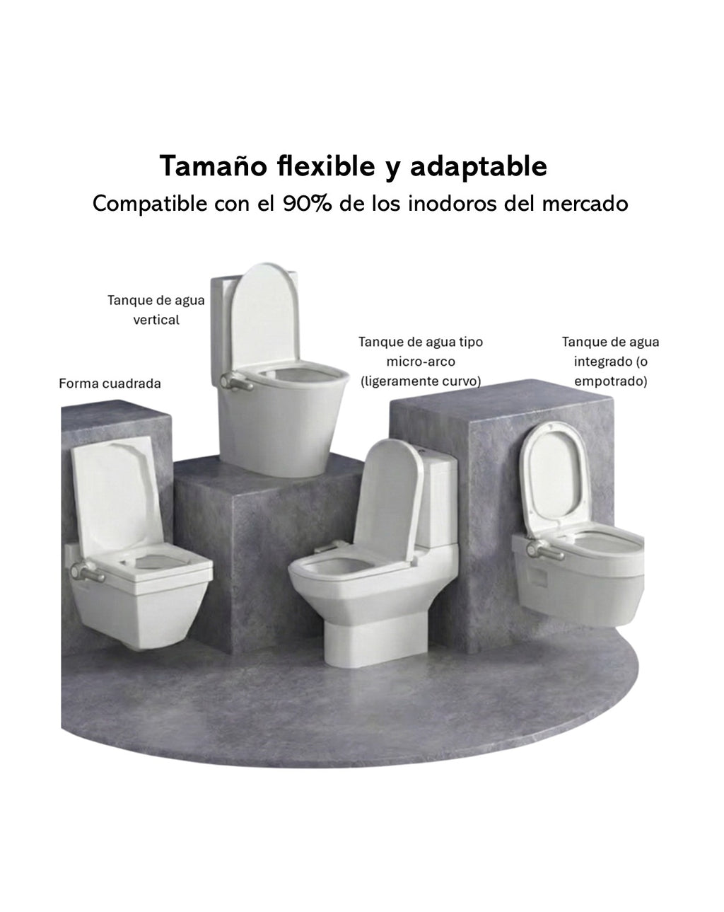 Bidet WC para Inodoro Potoclean 2 Unidades